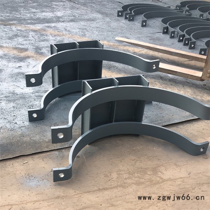 厂家供应水平管道钢管夹CA201（650） 华陆管道管夹滑动支座图4