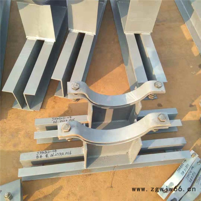 齐鑫D6 管夹横担 焊接横担 立管管夹 发电厂配件 根据图纸可订制图4