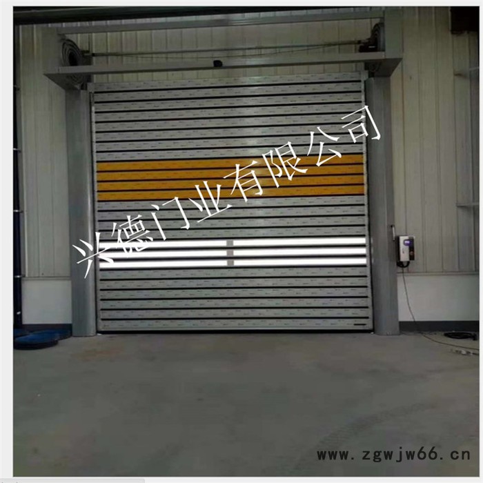 兴德抗强风硬质快速门 滚筒硬质门图2