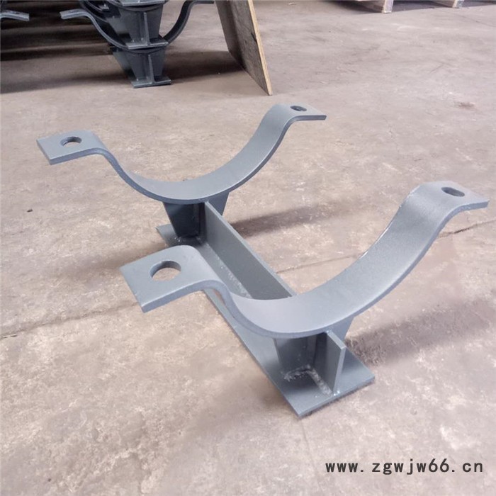 MJ2大管管夹式管托 石油化工管道管夹支座 滑动管托供应图3