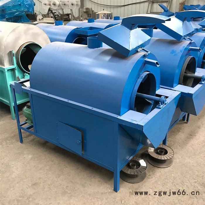 富德150坚果炒货机多功能滚筒炒货机大型五谷杂粮翻炒机200斤芝麻炒货机小型烘炒机图5