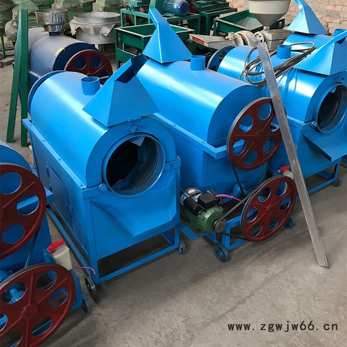 富德150坚果炒货机多功能滚筒炒货机大型五谷杂粮翻炒机200斤芝麻炒货机小型烘炒机图7