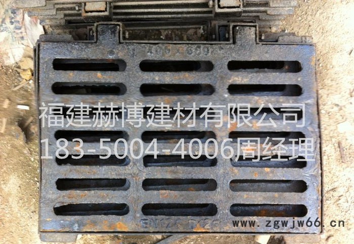 球墨铸铁井盖 球墨铸铁雨水井400*600图2
