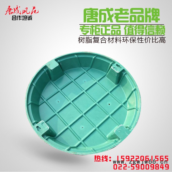 促销公园绿化下沉式SMC树脂草坪井草盆圆井盖700*130*30图3