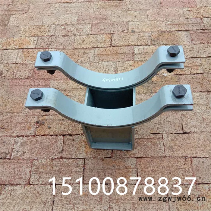 齐鑫106 立管管担 立管管夹 夹式滑动支座 管道滑动支座图3