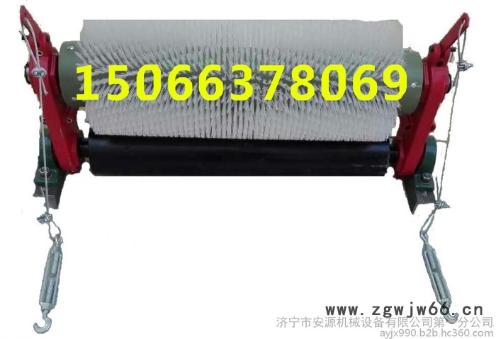 被动式毛刷清扫器 滚筒皮带清扫器 水泥厂专用被动滚刷清扫器图7