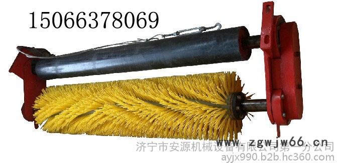 被动式毛刷清扫器 滚筒皮带清扫器 水泥厂专用被动滚刷清扫器图3