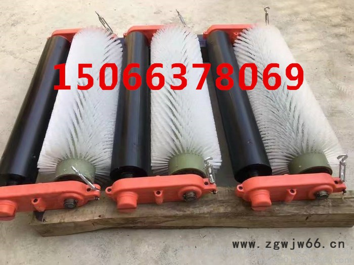 被动式毛刷清扫器 滚筒皮带清扫器 水泥厂专用被动滚刷清扫器图5