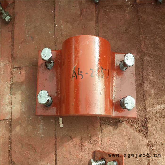 齐鑫A9-3（50） 双排螺栓管夹 四螺栓管夹 双排螺栓压紧管卡管架零部件图2