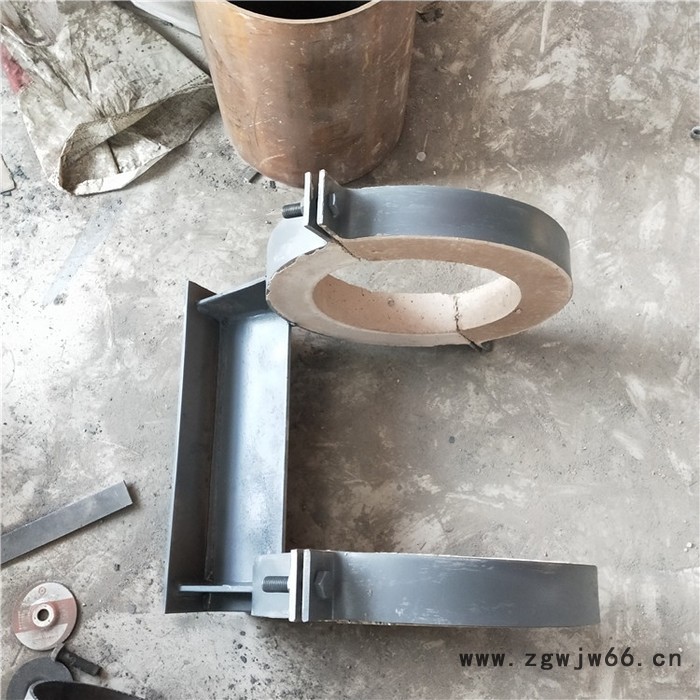 黑龙江  隔热滑动管托  管夹管托   库存充足皓刚厂家图3