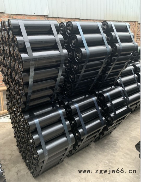 弘熙输送带输送机配件防水防尘无动力托辊陶瓷尼龙辊轴滚筒支架拖辊子图2