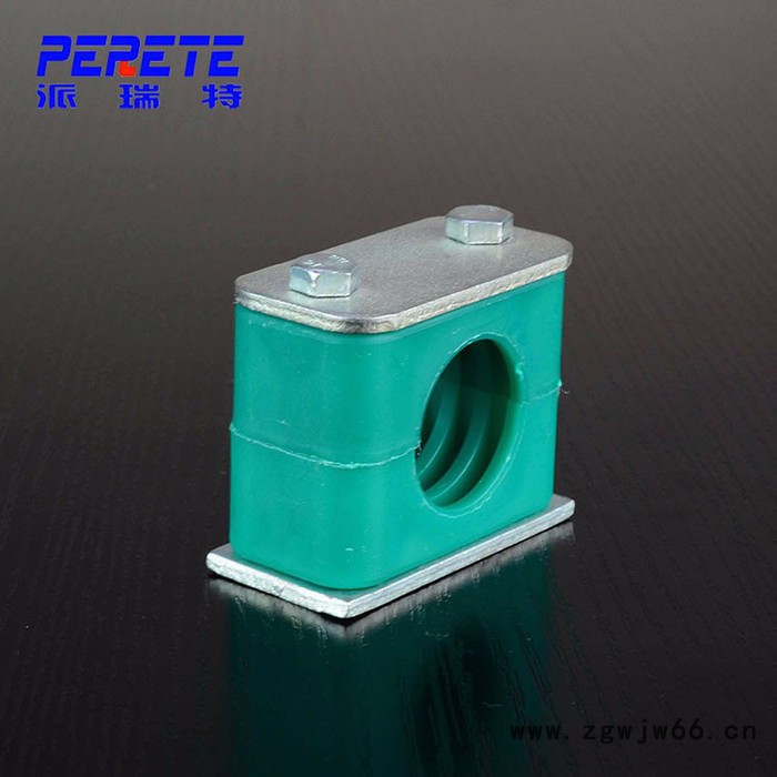 批发外六角单孔塑料管夹 外六角螺栓加盖管夹 轻型外六角管夹图4