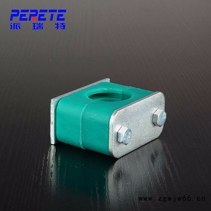 批发外六角单孔塑料管夹 外六角螺栓加盖管夹 轻型外六角管夹图2