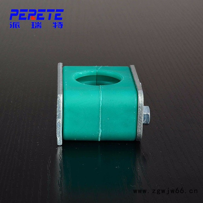 批发外六角单孔塑料管夹 外六角螺栓加盖管夹 轻型外六角管夹图5