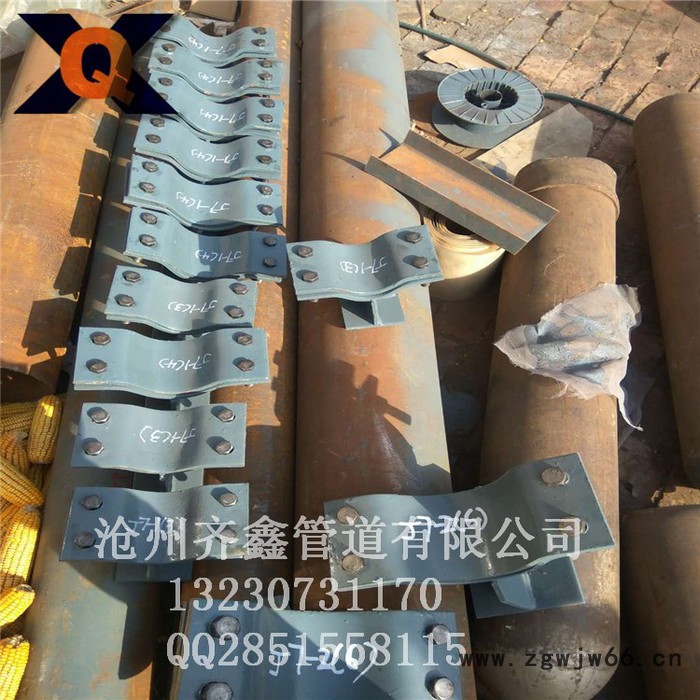 齐鑫直销101110017双孔管夹，无保温管道用三孔管夹，质量保证图2