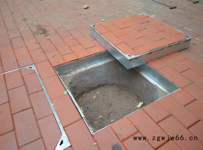 304不锈钢隐形井盖 防盗不锈钢井盖 单边不锈钢井盖 **图2