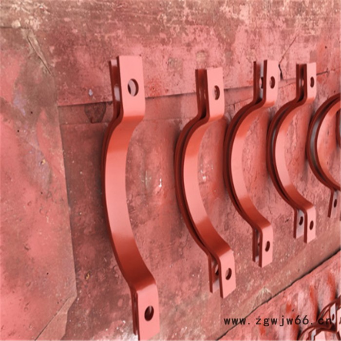 齐鑫A6 重型双螺栓管夹 三螺栓管夹支托用 双螺栓压紧管卡 规格齐全 发货及时图2