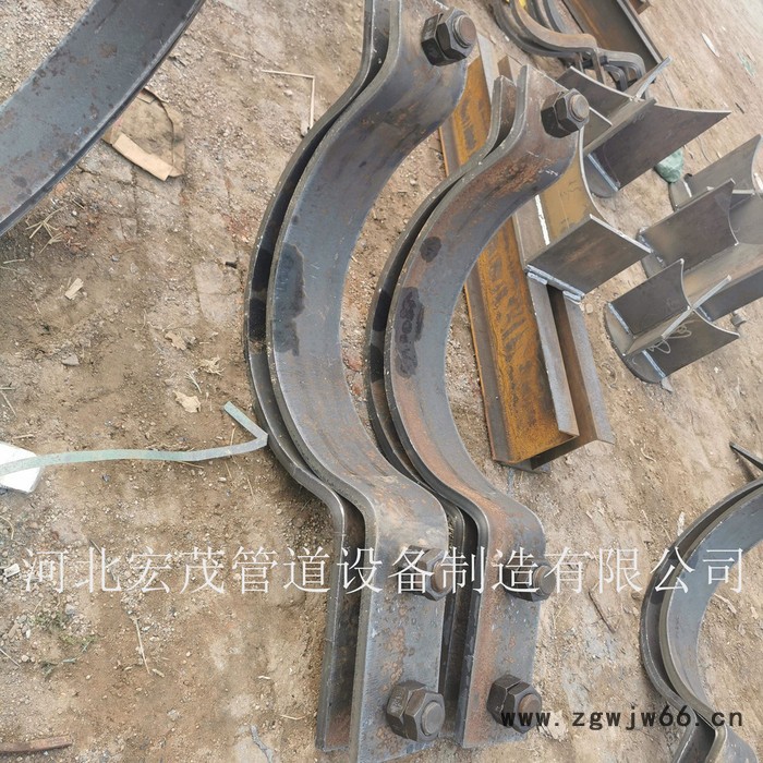 宏茂管夹生产厂家D2三孔管夹D3双孔短管夹 管夹滑动支座  量大可优规格齐全图2