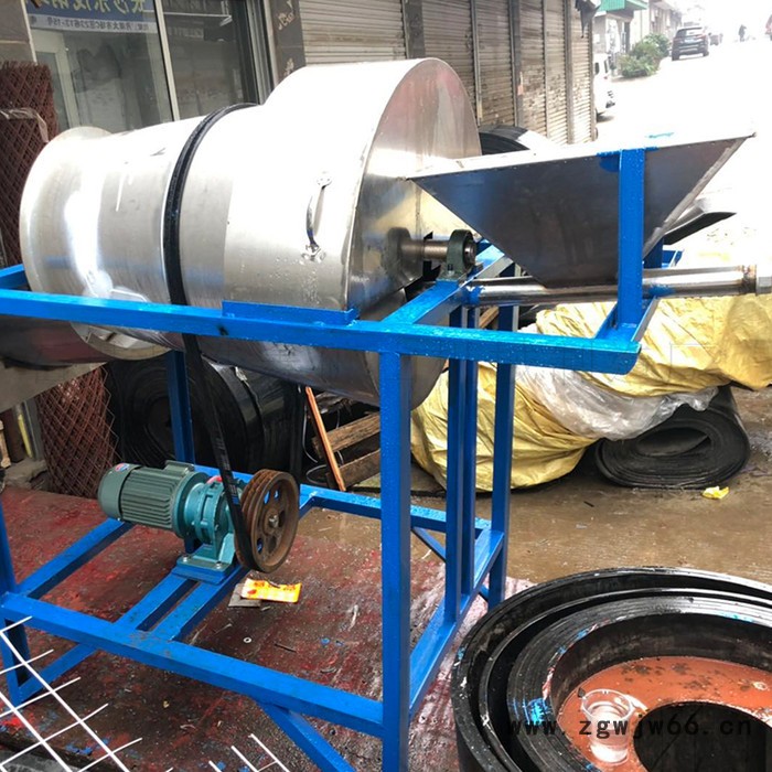 制造滚筒式砂金分离机 连续进料不锈钢混贡机价格 砂金提取混合分离矿用设备图7