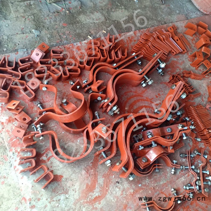 金帆顺DN15-DN2000 长管夹 基准型 双螺栓管夹  三孔管夹  加工定制图1