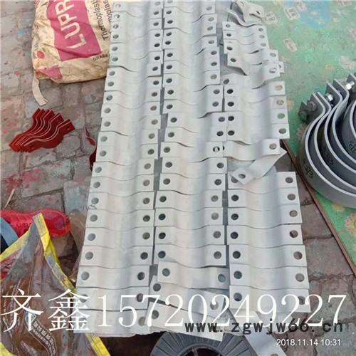 齐鑫A10-2 四螺栓管夹 三螺栓管夹 重型双螺栓管夹  基准型螺栓管夹图2