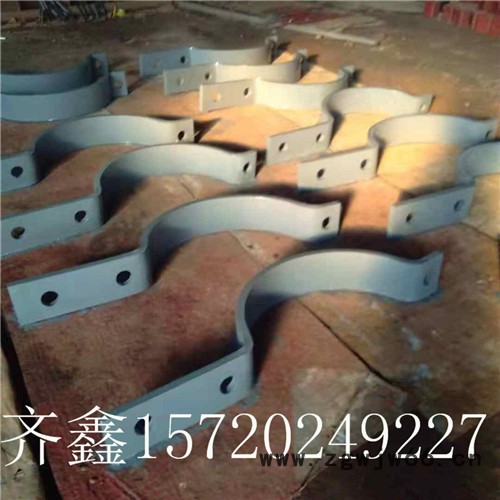 齐鑫A10-2 四螺栓管夹 三螺栓管夹 重型双螺栓管夹  基准型螺栓管夹图3
