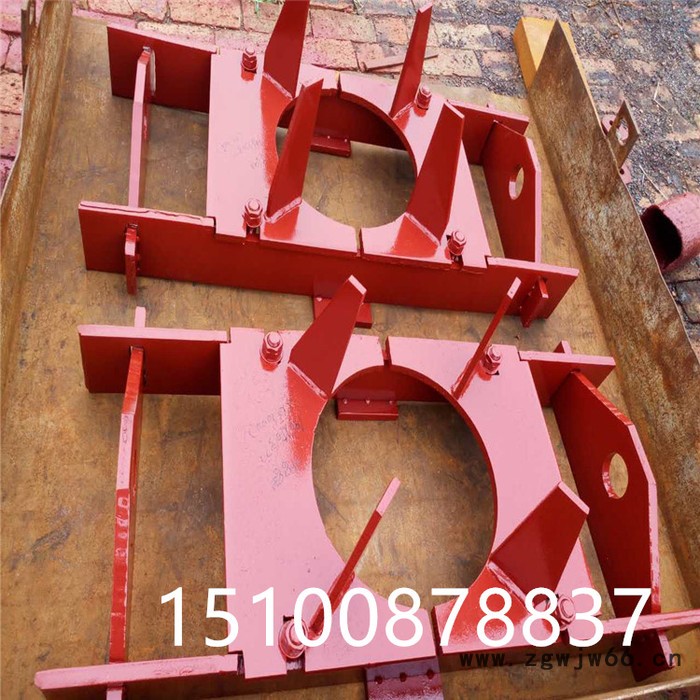 齐鑫102 三孔管夹 C形螺杆管夹 C形钢带管夹 发电厂配件图4