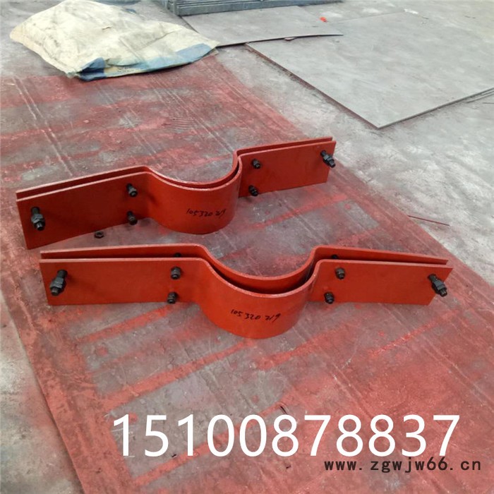 齐鑫103 C形螺杆管夹 C形钢带管夹 立管管夹 D-ZD2010标准图1