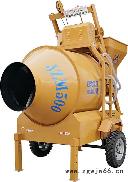 骜鑫JZM500 搅拌机 混凝土搅拌机 水泥搅拌机 滚筒搅拌机 摩擦胶轮搅拌机