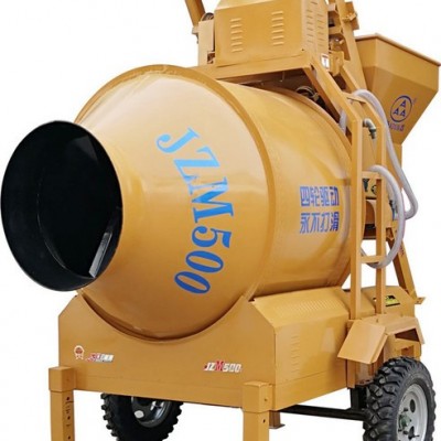 骜鑫JZM500 搅拌机 混凝土搅拌机 水泥搅拌机 滚筒搅拌机 摩擦胶轮搅拌机
