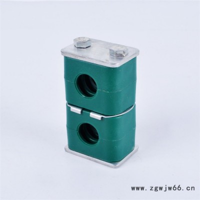 泰诺供应 φ8重型双孔管夹 重型多孔管夹 型号齐全