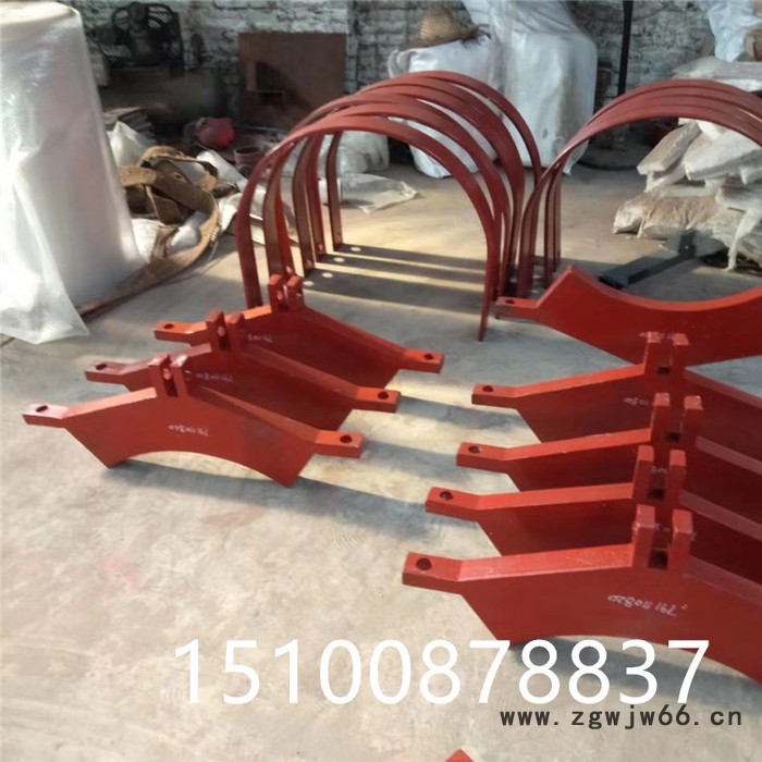 齐鑫792 轴向动载管夹 横担式动载管夹 C形钢带动载管夹 汽水发电厂配件 发货及时图2