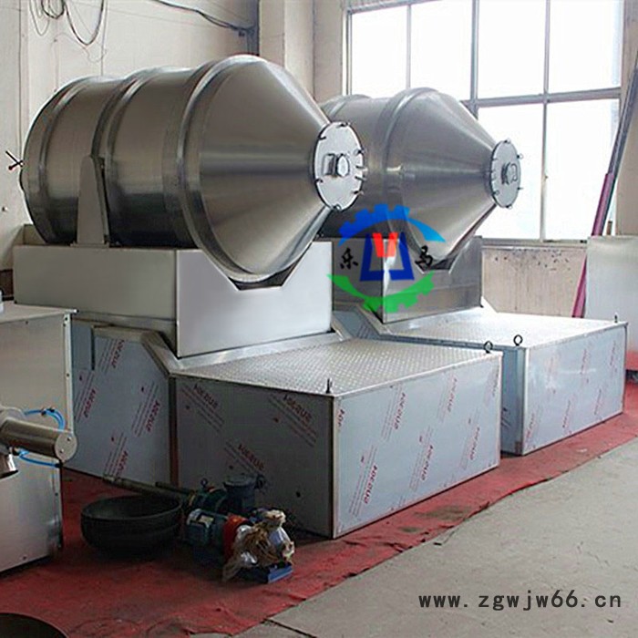 乐马机械LME-300型二维混合机，卧式干粉体滚筒式二维运动混合机图6