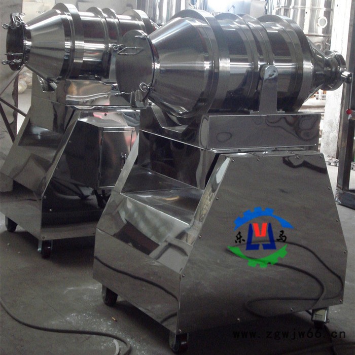 乐马机械LME-300型二维混合机，卧式干粉体滚筒式二维运动混合机图4