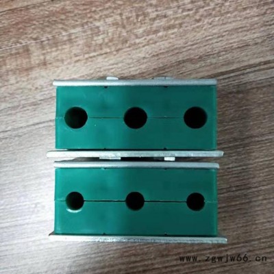 厂家直供YUTEDN10-DN3000轻型/重型/双孔 塑料管夹 尼龙管夹 双螺栓三联塑料管夹 铝合金管夹