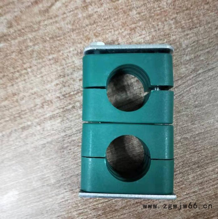 厂家直供YUTEDN10-DN3000轻型/重型/双孔 塑料管夹 尼龙管夹 双螺栓三联塑料管夹 铝合金管夹图7