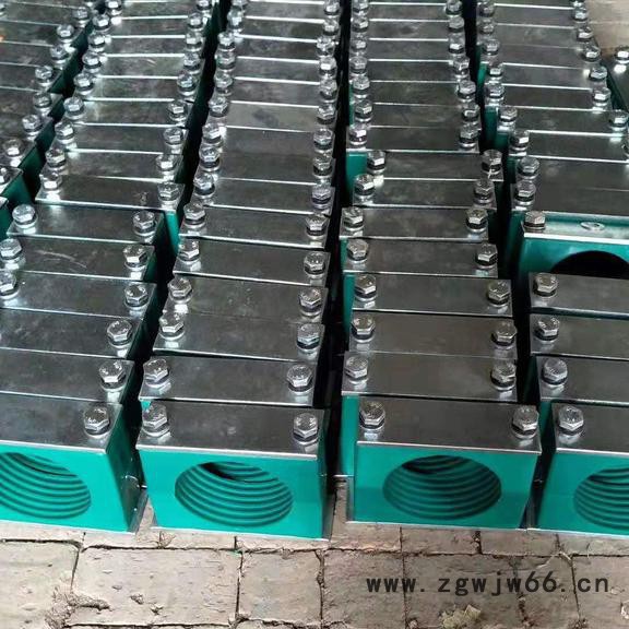 厂家直供YUTEDN10-DN3000轻型/重型/双孔 塑料管夹 尼龙管夹 双螺栓三联塑料管夹 铝合金管夹图2