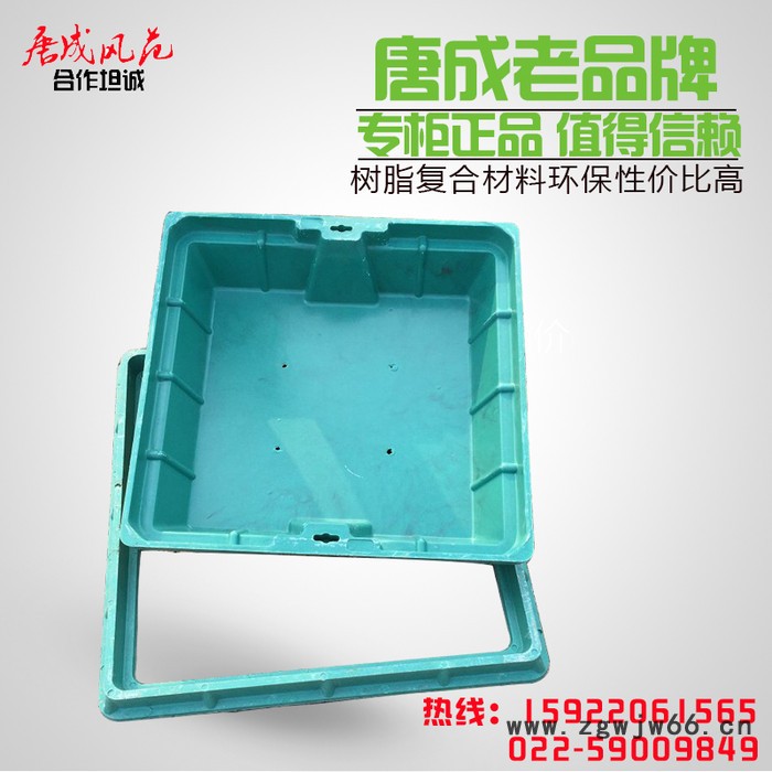 促销公园绿化下沉式SMC树脂草坪井草盆圆井盖800*800图3