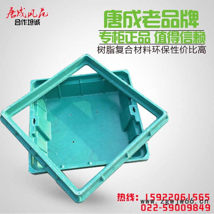 促销公园绿化下沉式SMC树脂草坪井草盆圆井盖800*800图2