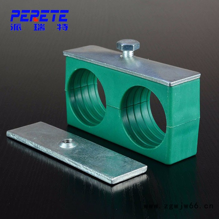 供应西德福标准船用双孔管夹 液压油管固定管卡 轻型双孔塑料管夹图6