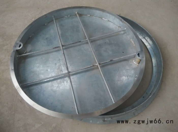 大量供应定做圆形不锈钢井盖 单边不锈钢隐形井盖.