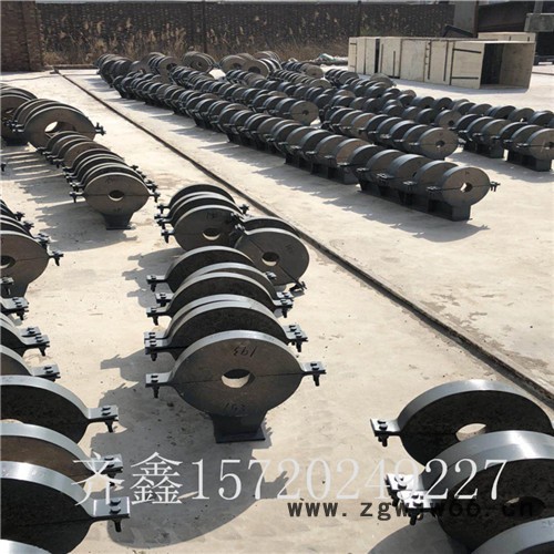 齐鑫DN450 蛭石管夹 蛭石隔热管夹 镁钢保温管托   图纸定制隔热管托图4