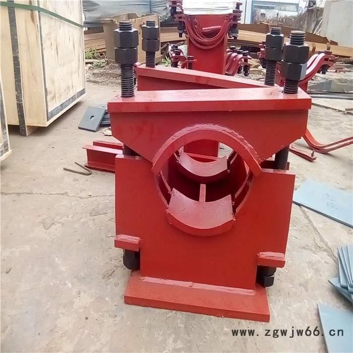 火力发电厂汽水管道支吊架   Z1 管夹固定支座     可订制图4