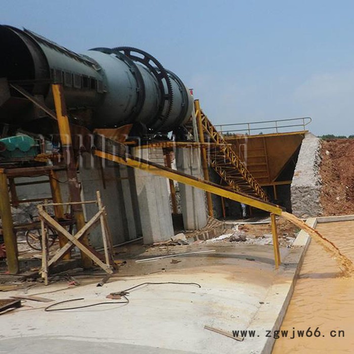 中厚 滚筒洗石机价格 硅石洗矿机洗石机厂家 锥形重钙石脱泥设备  **图5