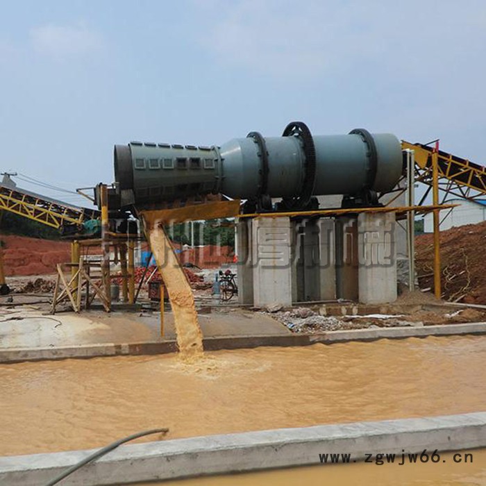 中厚 滚筒洗石机价格 硅石洗矿机洗石机厂家 锥形重钙石脱泥设备  **图4