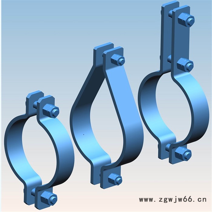 齐鑫102 双孔管夹三孔管夹C形螺杆管夹C形钢带管夹发电汽水管道支吊架图4