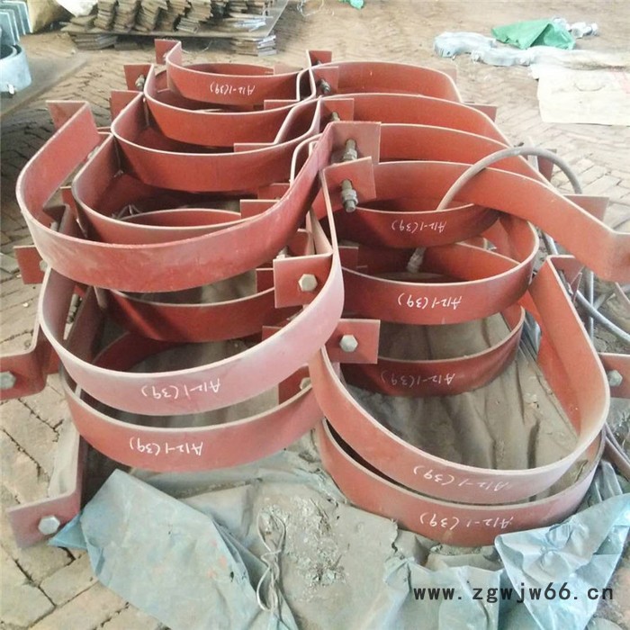 齐鑫102 双孔管夹三孔管夹C形螺杆管夹C形钢带管夹发电汽水管道支吊架图6