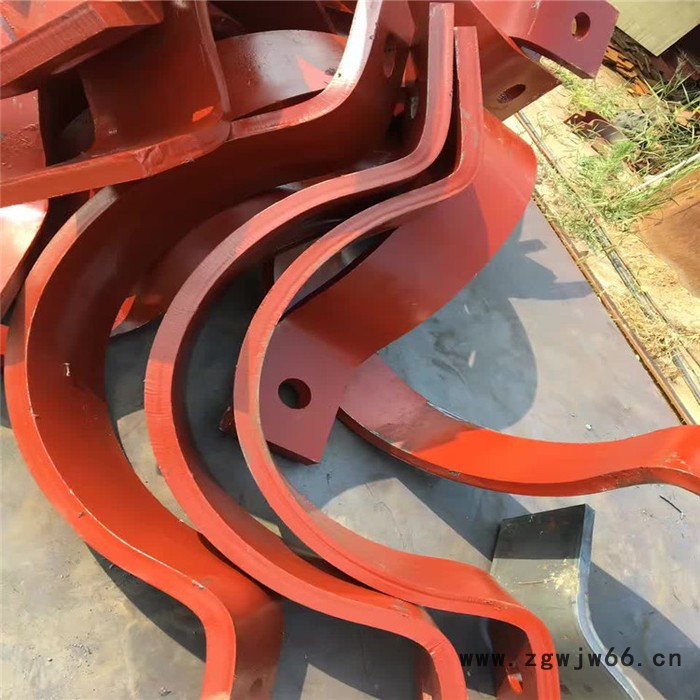 三螺栓管夹A4 双排螺栓管夹 四螺栓管夹 河北沧州齐鑫可图纸加工订制图5