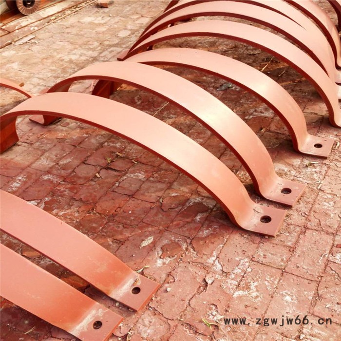 三螺栓管夹A4 双排螺栓管夹 四螺栓管夹 河北沧州齐鑫可图纸加工订制图2