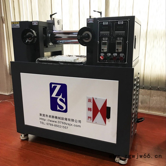 卓胜ZS-401CEW开放式两辊机 6寸高低温实验室PVC开炼机 双滚筒混合机图2